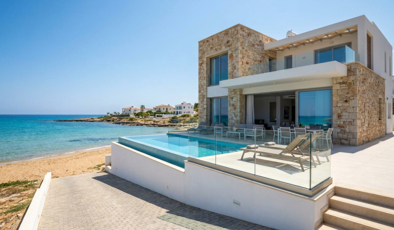 beachfront villas cyprus
