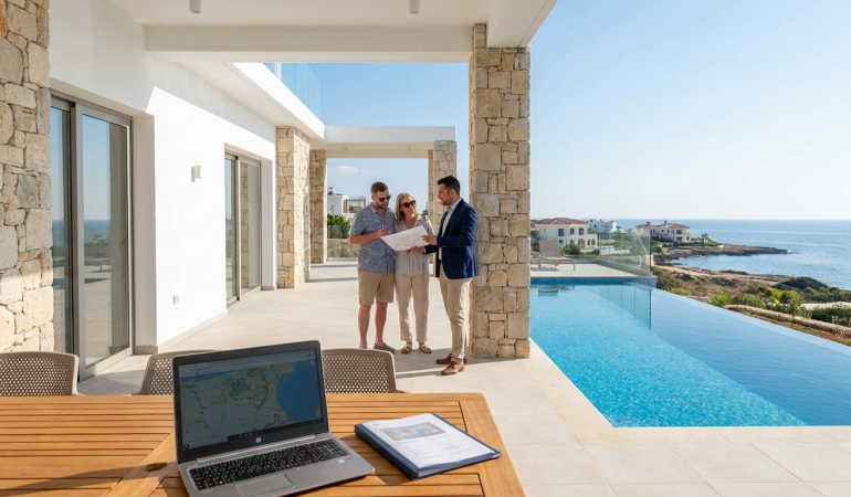 coastal villas for sale cyprus