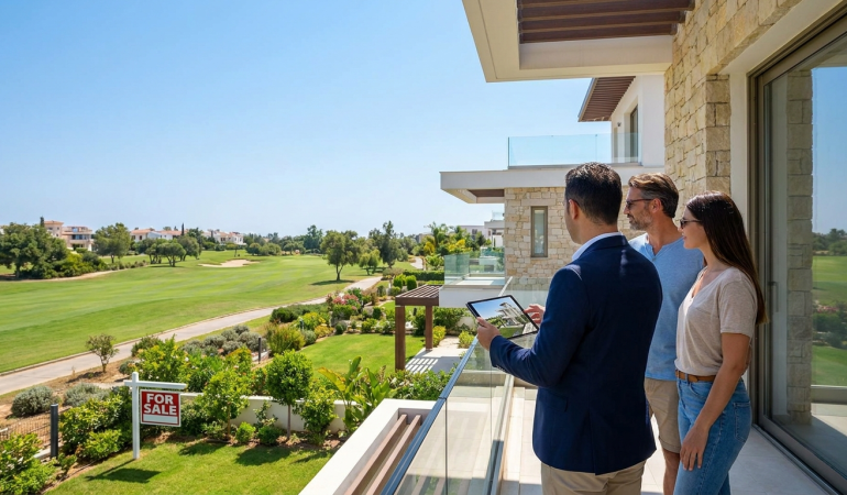 property near golf course cyprus